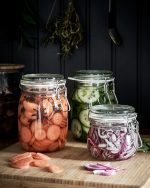 بانکه شیشه ای 1 لیتر ایکیا KORKEN - Image 2